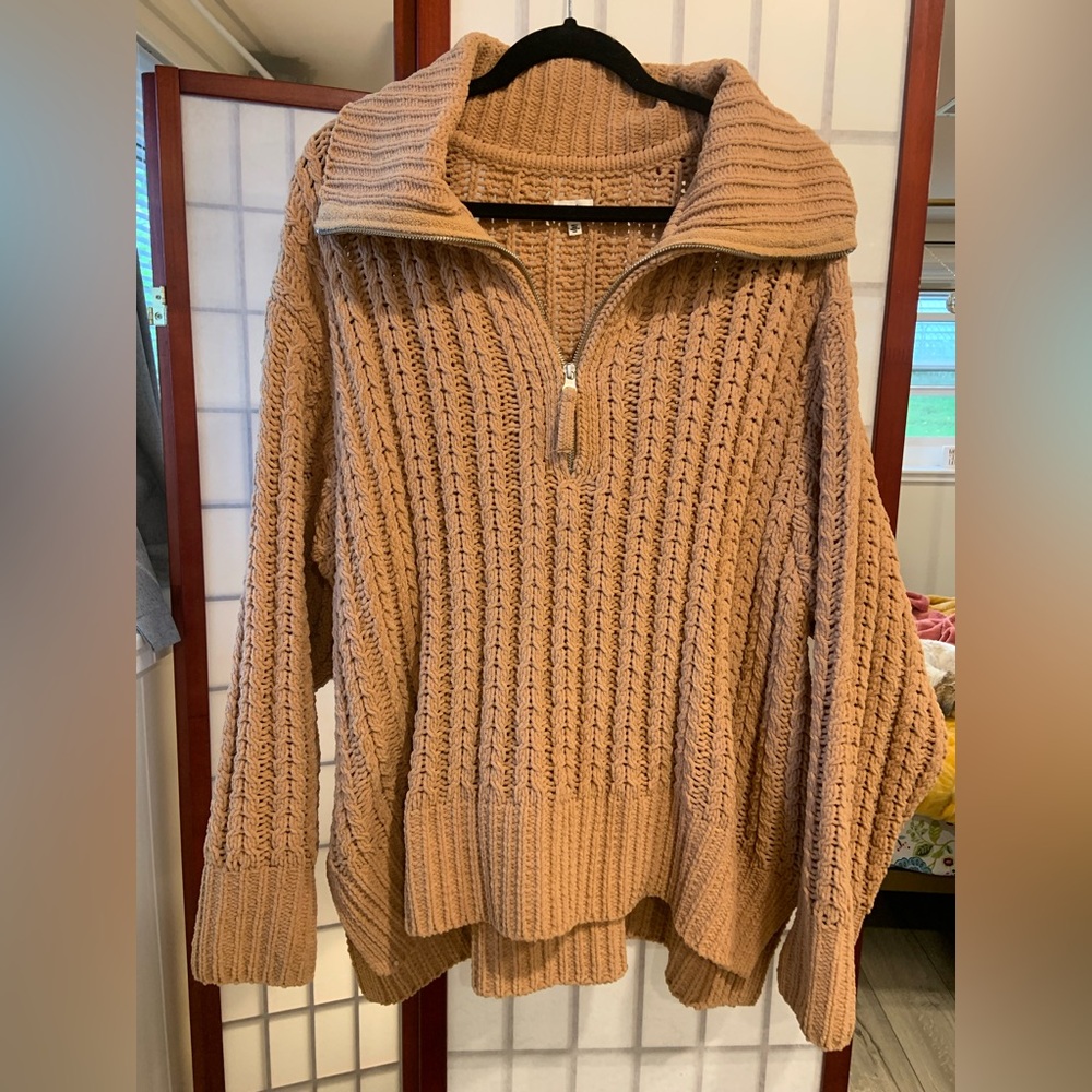 AERIE | Women’s Cable Knit Pull-Over Sweater, Size Large